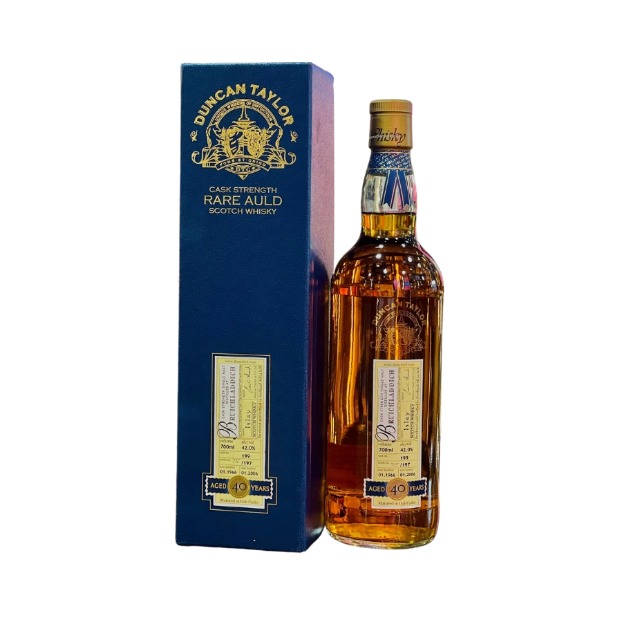 Rượu Whisky Bruichladdich 40 Year Old Rare Auld Duncan Taylor 1966